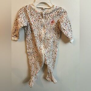 Pekkle Floral Print Pajamas 9 months